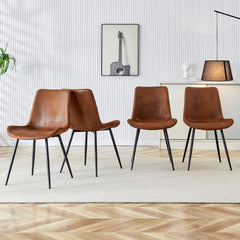 Modern Medieval Style Restaurant Cushioned Chairs With Suede Backrests