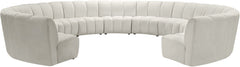 Infinity - 11 Piece Velvet Modular Sectional