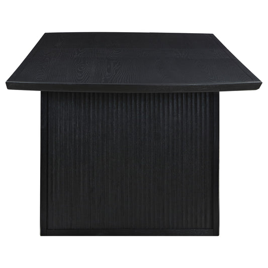 Mason - Removable Extension Leaf Dining Table - Black