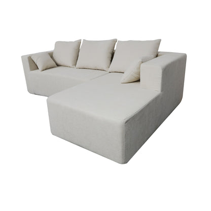 Modular Corner Sofa With Soft Fabric
