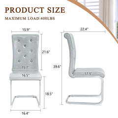 Elegant Design Upholstered Dining Chairs