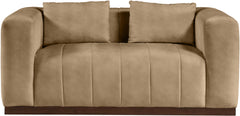 Mallina - Loveseat - Tan