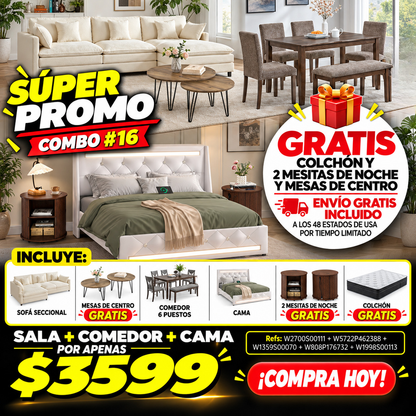 48-COMBO #16 CASA COMPLETA 3599