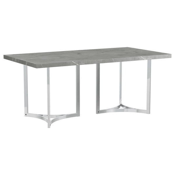 Savona - Rectangular Dining Table - Gray