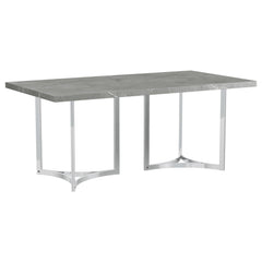 Savona - Rectangular Dining Table - Gray