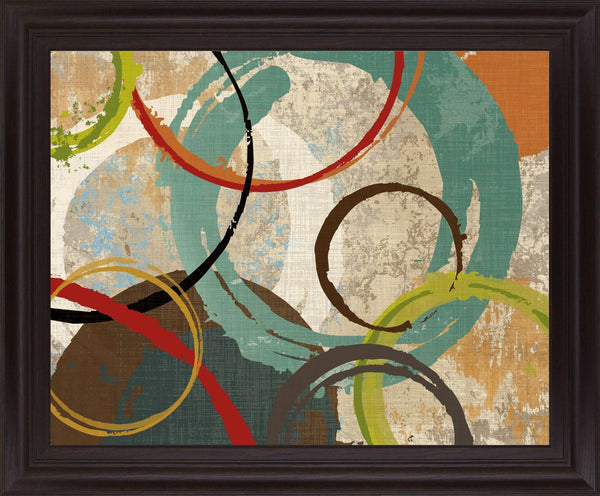 Whirlwind Echoes - 28" x 34" Framed Wall Art