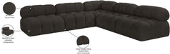 Ames - 5 Piece Fabric Modular Corner Sectional