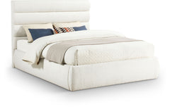 Adam - Boucle Fabric Bed With 52" Headboard