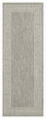 Sunshine - 5'3" X 7'3" Indoor, Outdoor, Area Rug Polypropylene - Silver