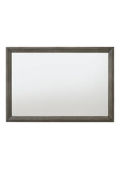 Escher - Mirror - Gray / Oak