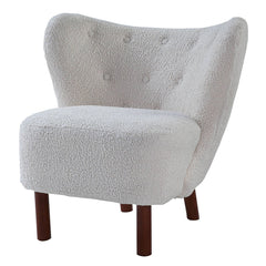 Zusud - Accent Chair - White Teddy Sherpa