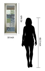 Zen Panel Il By Vision Studio - Framed Print Wall Art - Blue