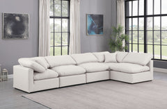 Indulge - Faux Leather 5 Piece Modular Sectional