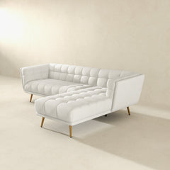 Addison - L Shape Sectional Sofa Tufted