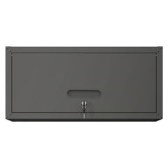 Heavy Duty, Metal Wall Mounted Tool Storage Cabinet Steel Metal Garage Storage Cabinet - Black / Gray