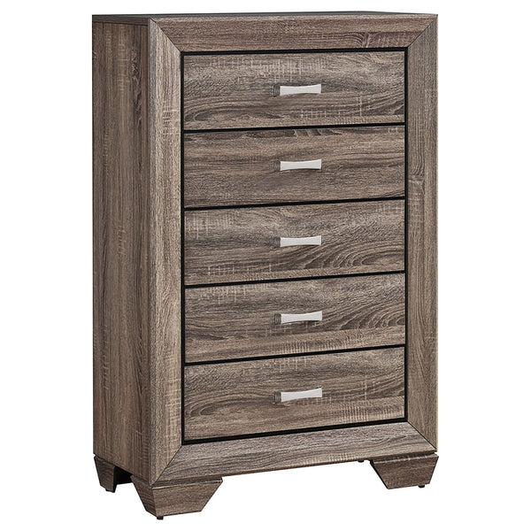 Harrison - 5 Drawer Bedroom Chest - Taupe