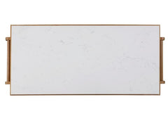 Grovaam - Kitchen Island - Marble Top & Natural