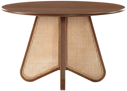 Butterfly - Solid Wood And Natural Cane Table