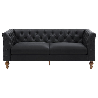 Chesterfield Sofa With Flared Arms For Living Room