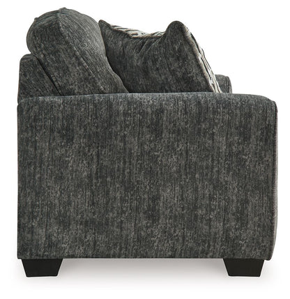 Lonoke - Loveseat - Gunmetal