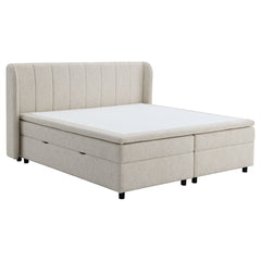 Adonia - Queen Bed With Storage - Beige