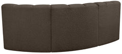Arc - Boucle Fabric 3 Piece Sofa