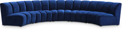 Infinity - 5 Piece Velvet Modular Sectional