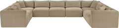 Shaggy - Fabric 9 Piece Modular U-Shaped Sectional