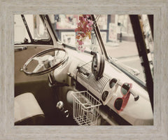 Retro Roadway Charm - 28" x 34" Framed Wall Art