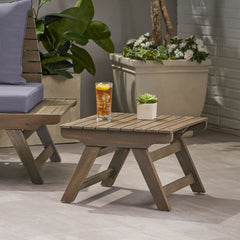 Sedona - Outdoor Side Table With Open Slat Design