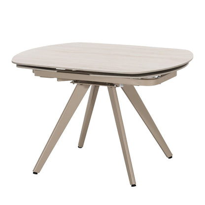 Bexley - Dining Table With Ceramic Top - Cream