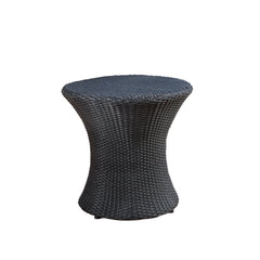 Thrive - Hourglass Rattan Table With No Glass Top