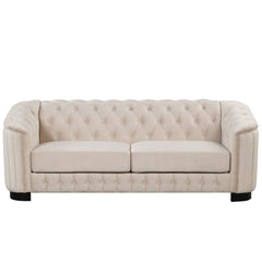 Sofa With Thick Removable Seat Cushion, 3 Seater