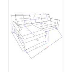 Montana - Sofabed With Storage - Gray