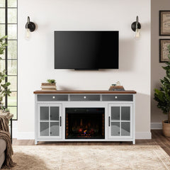 Hampton - Fireplace TV Stand Console