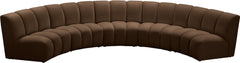 Infinity - 5 Piece Velvet Modular Sectional