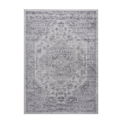 Marfi - 6' X 9' Oriental Area Rug - Silver