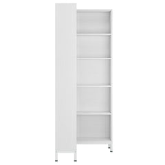 L-Shaped Bookcase, 5 Tier Freestanding Corner Bookshelf