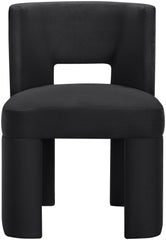 Zuno - Velvet Performance Fabric Upholstered Dining Chair (Set of 2)