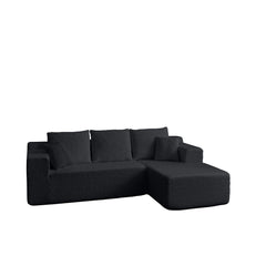 Modular Cloud Sectional Couch With L Shape Chaise, Deep Seat