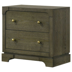 Sundance - 2 Drawer Nightstand - Dark Brown