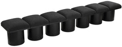 Pavilion - 7 Piece Modular Bench With Black Base