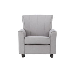 Denzell - Rocking Chair - Light Gray Linen
