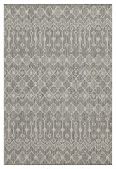 Sunshine - 5'3" X 7'3" Indoor & Outdoor Area Rug Polypropylene - Silver
