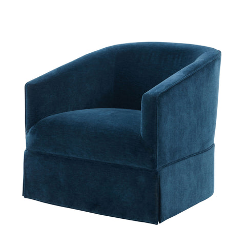 Elm - Skirted Swivel Chair