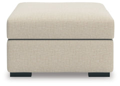 LadyMae - Oversized Accent Ottoman - Twill