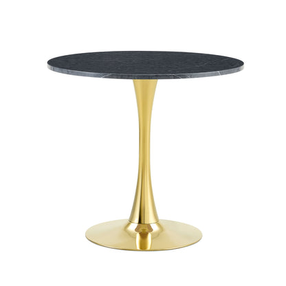 Round Dining Table With Thickened Top For Kitchen
