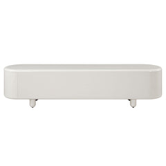 Keely - TV Stand - White High Gloss