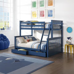Haley II - Twin Over Full Bunk Bed With Storage