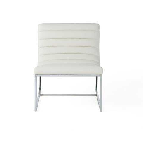Wilmouth - Roll Occasional Chair - White